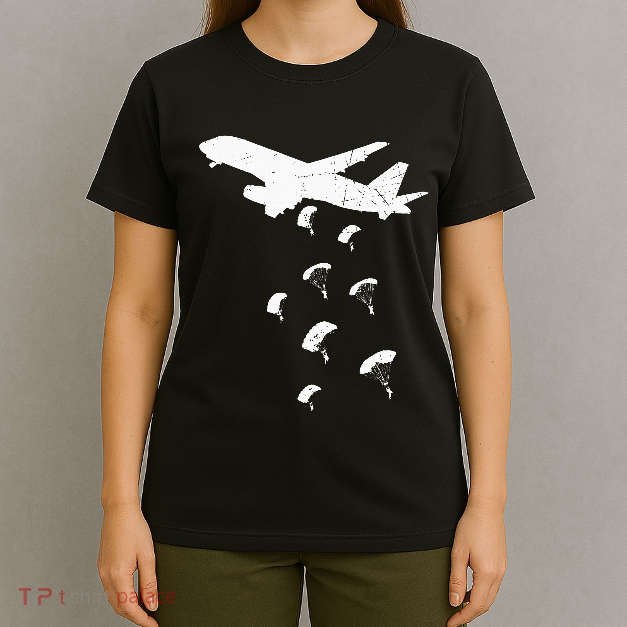 Paratrooper Army Airborne Parachute Jump Paratroops T-Shirt