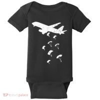 Paratrooper Army Airborne Parachute Jump Paratroops Baby Bodysuit thumb 0