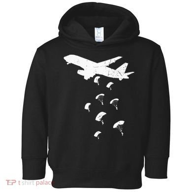 Paratrooper Army Airborne Parachute Jump Paratroops Toddler Hoodie