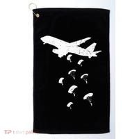 Paratrooper Army Airborne Parachute Jump Paratroops Golf Towel thumb 0
