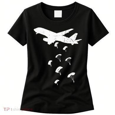 Paratrooper Army Airborne Parachute Jump Paratroops Women's T-Shirt