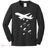 Paratrooper Army Airborne Parachute Jump Paratroops Kids Long Sleeve Shirt thumb 0