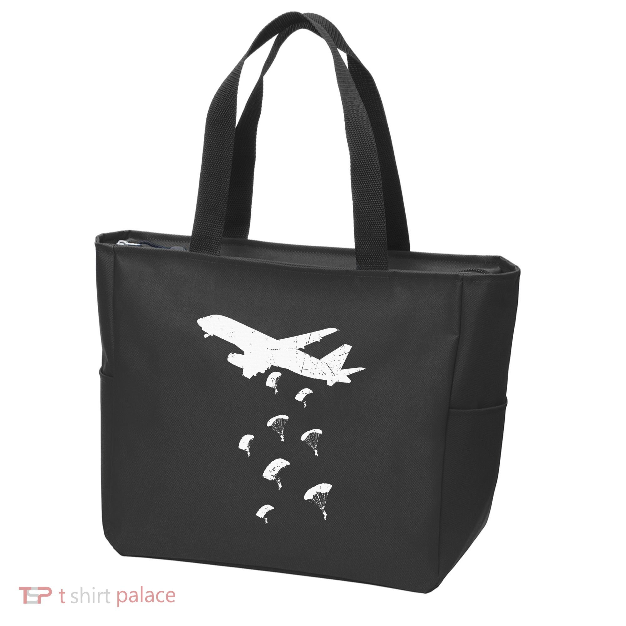 Paratrooper Army Airborne Parachute Jump Paratroops Tote Bag