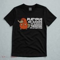 Platypus Are Awesome Im Awesome Therefore Im A Platypus T-Shirt thumb 5