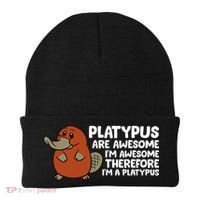 Platypus Are Awesome Im Awesome Therefore Im A Platypus Beanie thumb 0