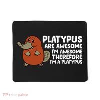Platypus Are Awesome Im Awesome Therefore Im A Platypus Mousepad thumb 0