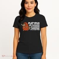 Platypus Are Awesome Im Awesome Therefore Im A Platypus Women's T-Shirt thumb 4
