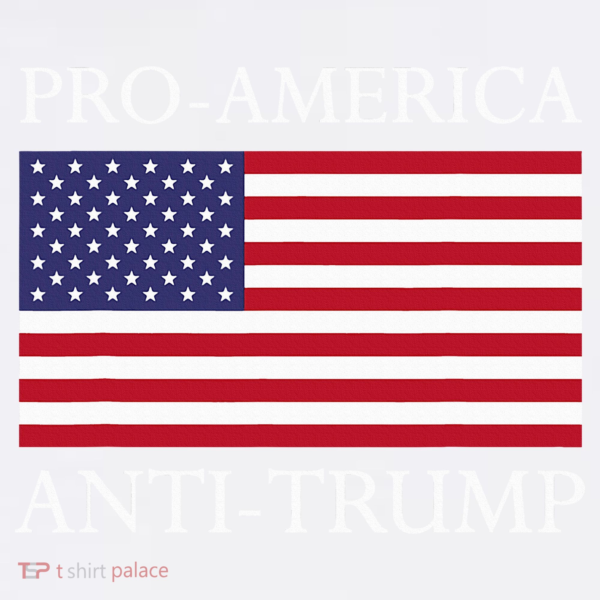 Pro America Anti Trump American Usa Flag Resist Long Sleeve Shirt