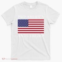 Pro America Anti Trump American Usa Flag Resist T-Shirt thumb 0