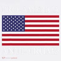 Pro America Anti Trump American Usa Flag Resist T-Shirt thumb 7