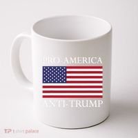 Pro America Anti Trump American Usa Flag Resist Coffee Mug thumb 0