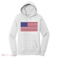 Pro America Anti Trump American Usa Flag Resist Women's Hoodie thumb 0