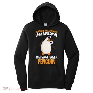 Penguins Are Awesome Penguin Women's Hoodie
