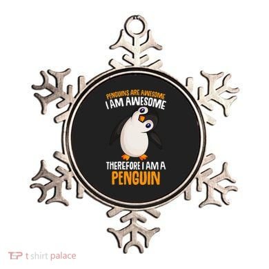Penguins Are Awesome Penguin Ornament