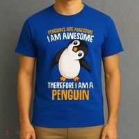 Penguins Are Awesome Penguin T-Shirt thumb 3