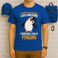 Penguins Are Awesome Penguin T-Shirt thumb 6