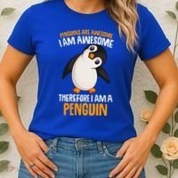 Penguins Are Awesome Penguin Women's T-Shirt thumb 2