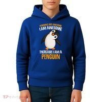 Penguins Are Awesome Penguin Kids Hoodie thumb 4