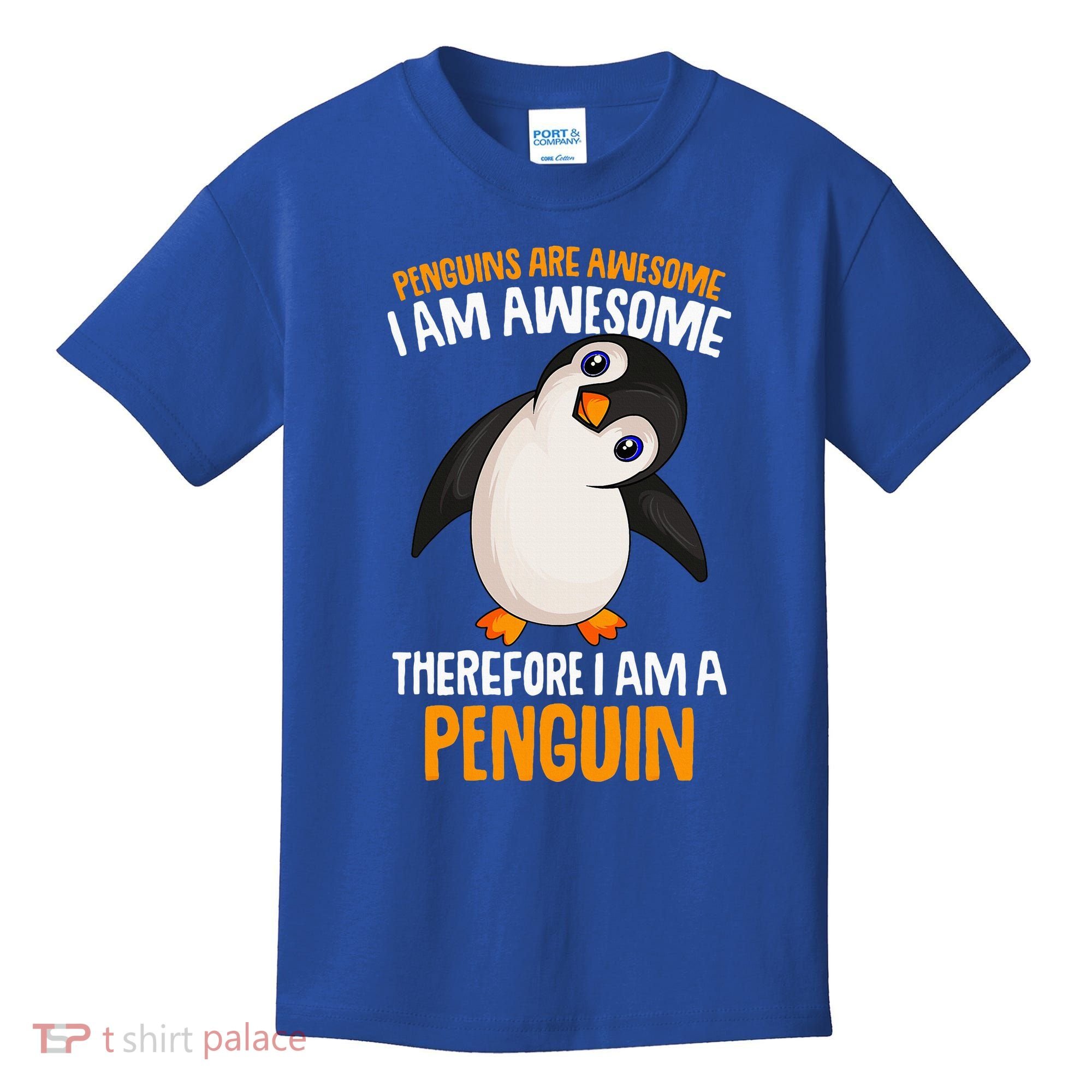 Penguins Are Awesome Penguin Kids T-Shirt