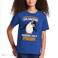 Penguins Are Awesome Penguin Kids T-Shirt thumb 2