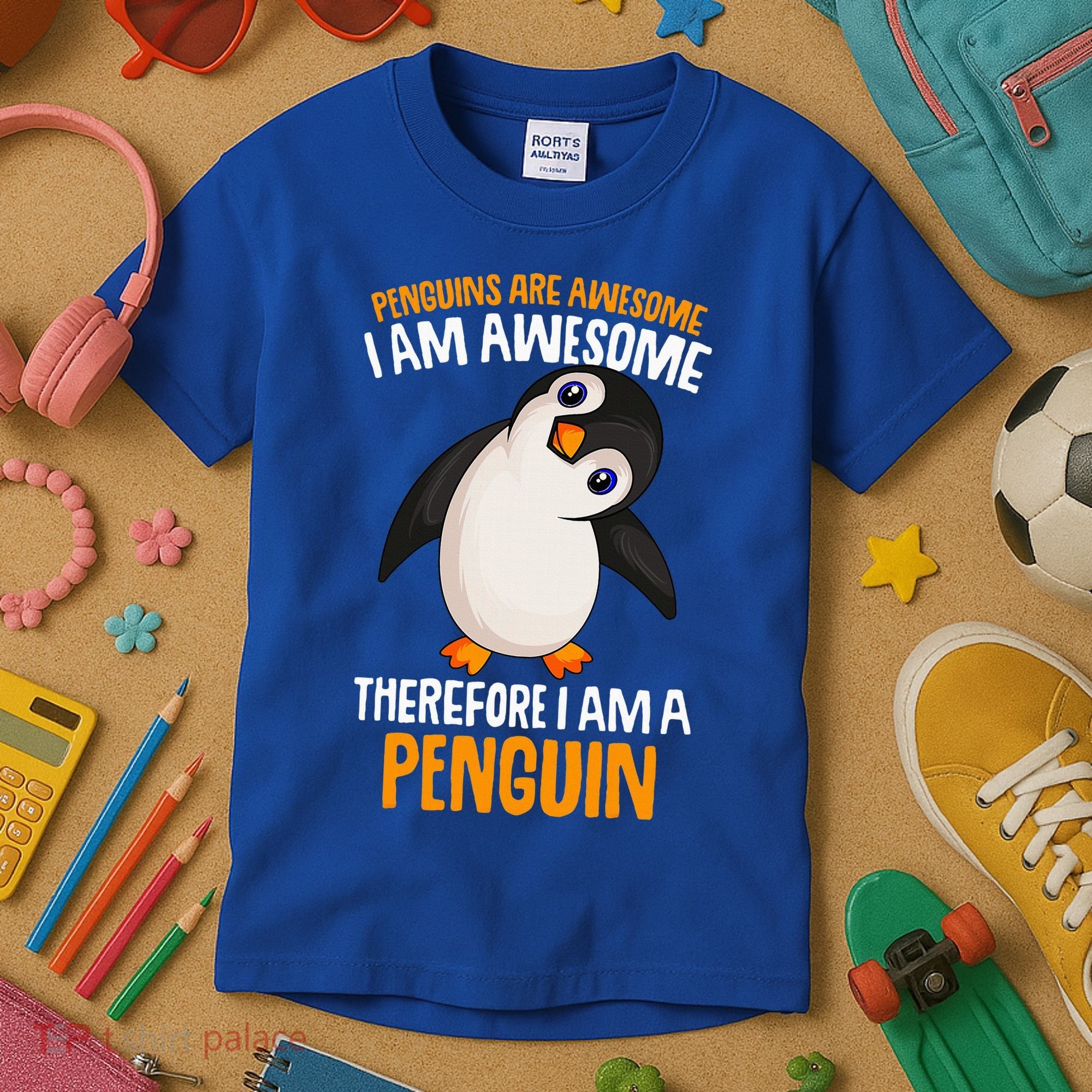 Penguins Are Awesome Penguin Kids T-Shirt