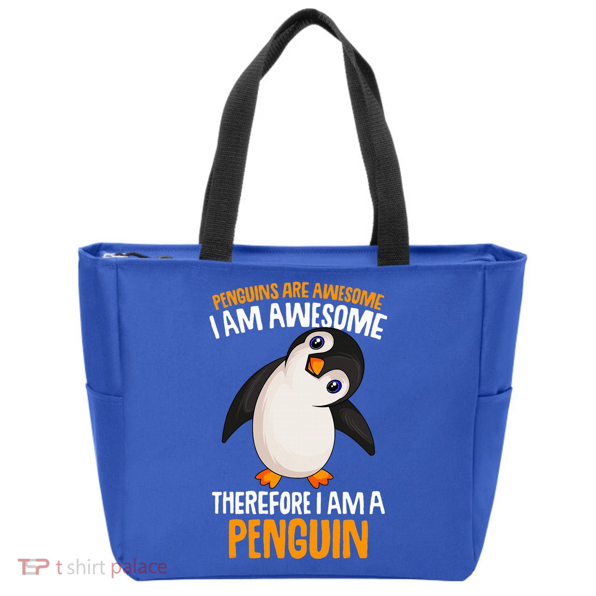 Penguins Are Awesome Penguin Tote Bag