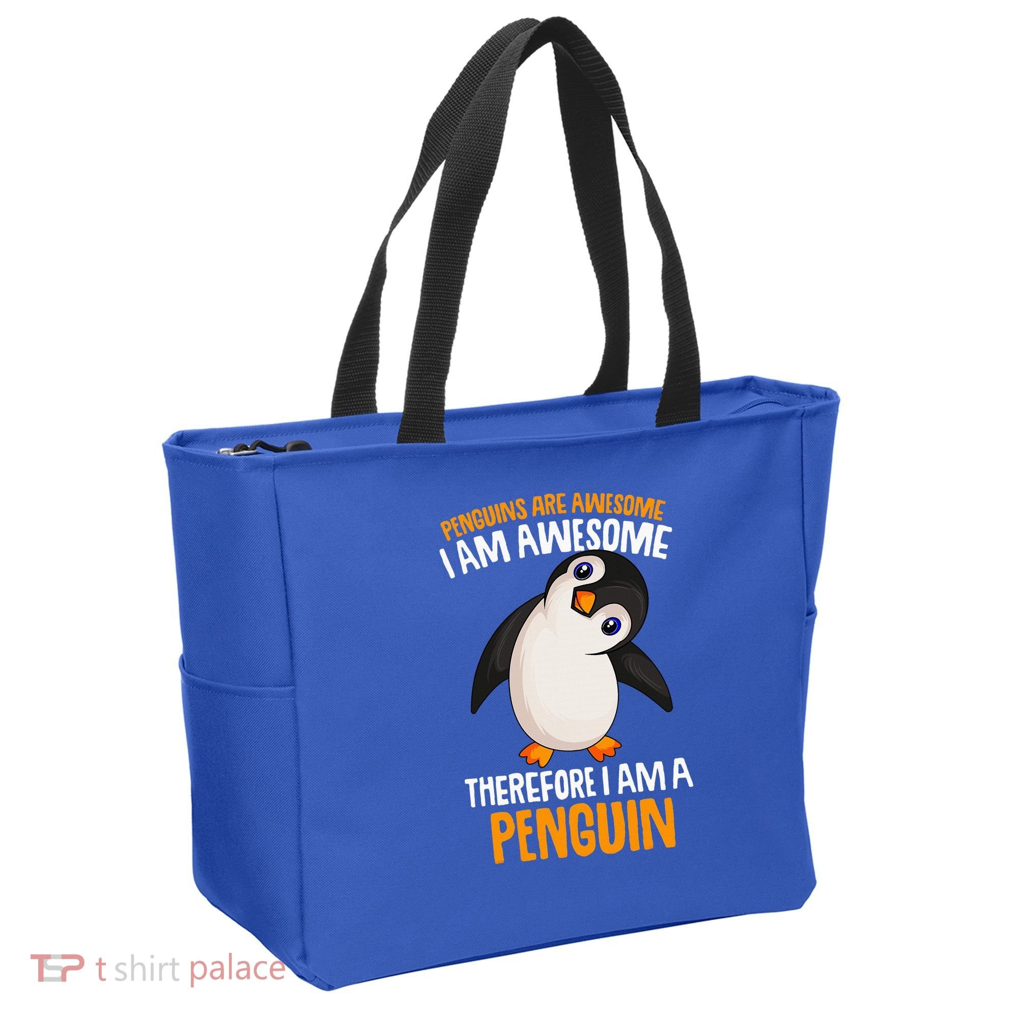 Penguins Are Awesome Penguin Tote Bag