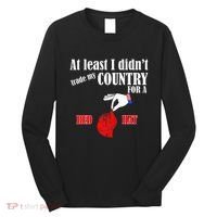 Pro America Anti Trump American Usa Flag Democracy Long Sleeve Shirt thumb 0