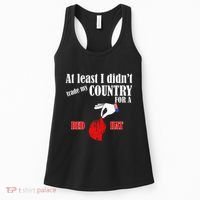 Pro America Anti Trump American Usa Flag Democracy Women's Tank Top thumb 0