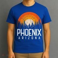 Phoenix Arizona Az Vintage Retro Style City 70s 80s 90s Gift Cool Gift T-Shirt thumb 3
