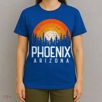 Phoenix Arizona Az Vintage Retro Style City 70s 80s 90s Gift Cool Gift T-Shirt thumb 4