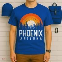 Phoenix Arizona Az Vintage Retro Style City 70s 80s 90s Gift Cool Gift T-Shirt thumb 6