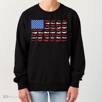 Pilot Airplane American Flag Plane Aviation Women's Sweatshirt thumb 0