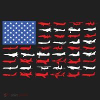 Pilot Airplane American Flag Plane Aviation Women's Sweatshirt thumb 2