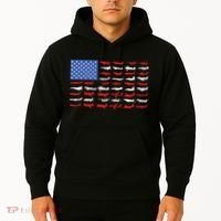 Pilot Airplane American Flag Plane Aviation Hoodie thumb 2