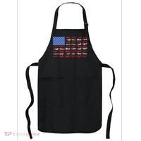 Pilot Airplane American Flag Plane Aviation Apron thumb 0