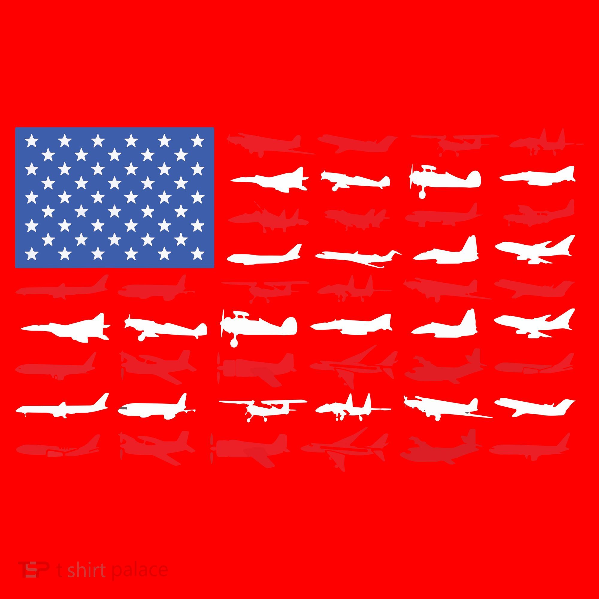 Pilot Airplane American Flag Plane Aviation Santa Hat