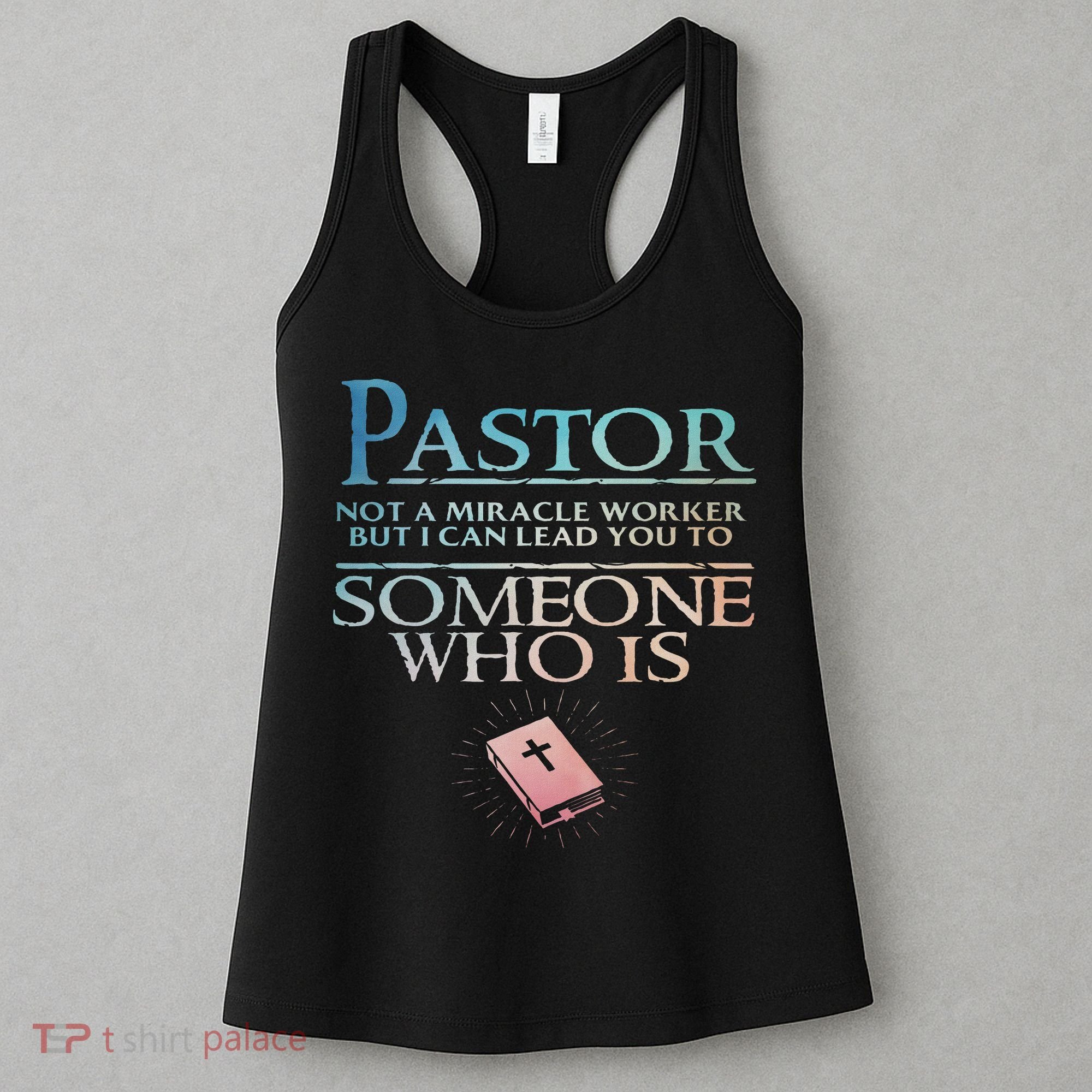 Pastor Appreciation Art For Women Minister Clergy Bible Women's Tank Top