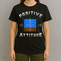 Positive Attitude Aviation Pilot Primary Flight Display T-Shirt thumb 4