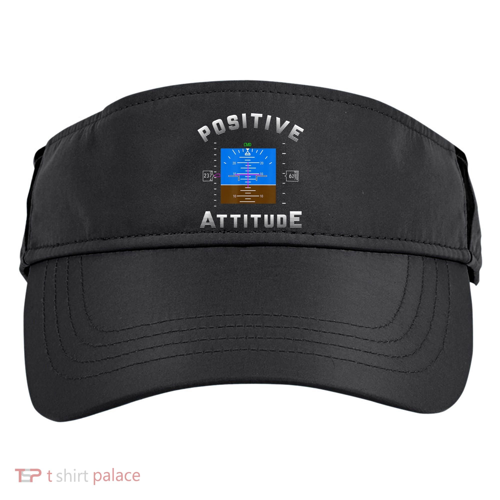 Positive Attitude Aviation Pilot Primary Flight Display Adult Drive Performance Visor