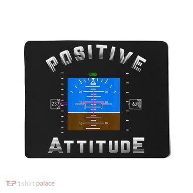 Positive Attitude Aviation Pilot Primary Flight Display Mousepad