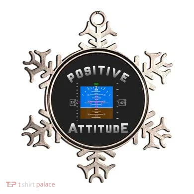 Positive Attitude Aviation Pilot Primary Flight Display Ornament