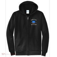 Positive Attitude Aviation Pilot Primary Flight Display Full Zip Hoodie thumb 0