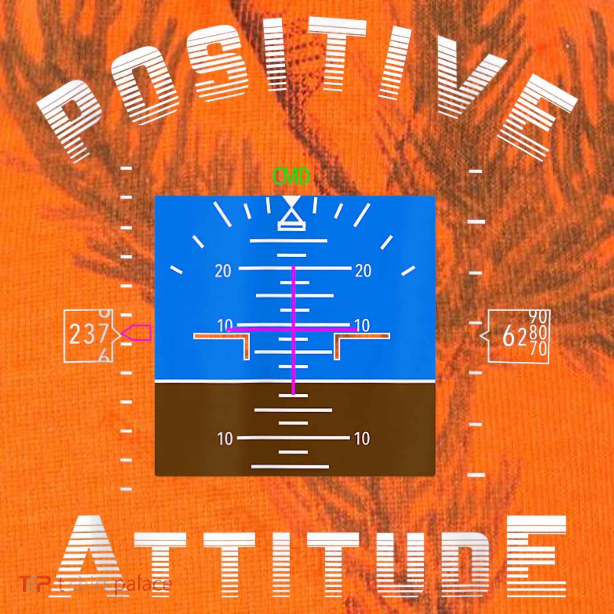 Positive Attitude Aviation Pilot Primary Flight Display Kati Licensed 12" Camo Cuffed Beanie