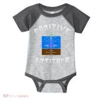 Positive Attitude Aviation Pilot Primary Flight Display Infant Baby Jersey Bodysuit thumb 0
