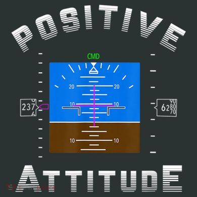 Positive Attitude Aviation Pilot Primary Flight Display Infant Baby Jersey Bodysuit