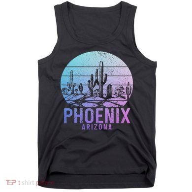 Phoenix Arizona Az Cactus Souvenir Pride Vintage Tank Top