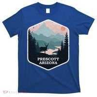 Prescott Arizona Az Vintage Mountains Hiking Souvenir Funny Gift T-Shirt thumb 0