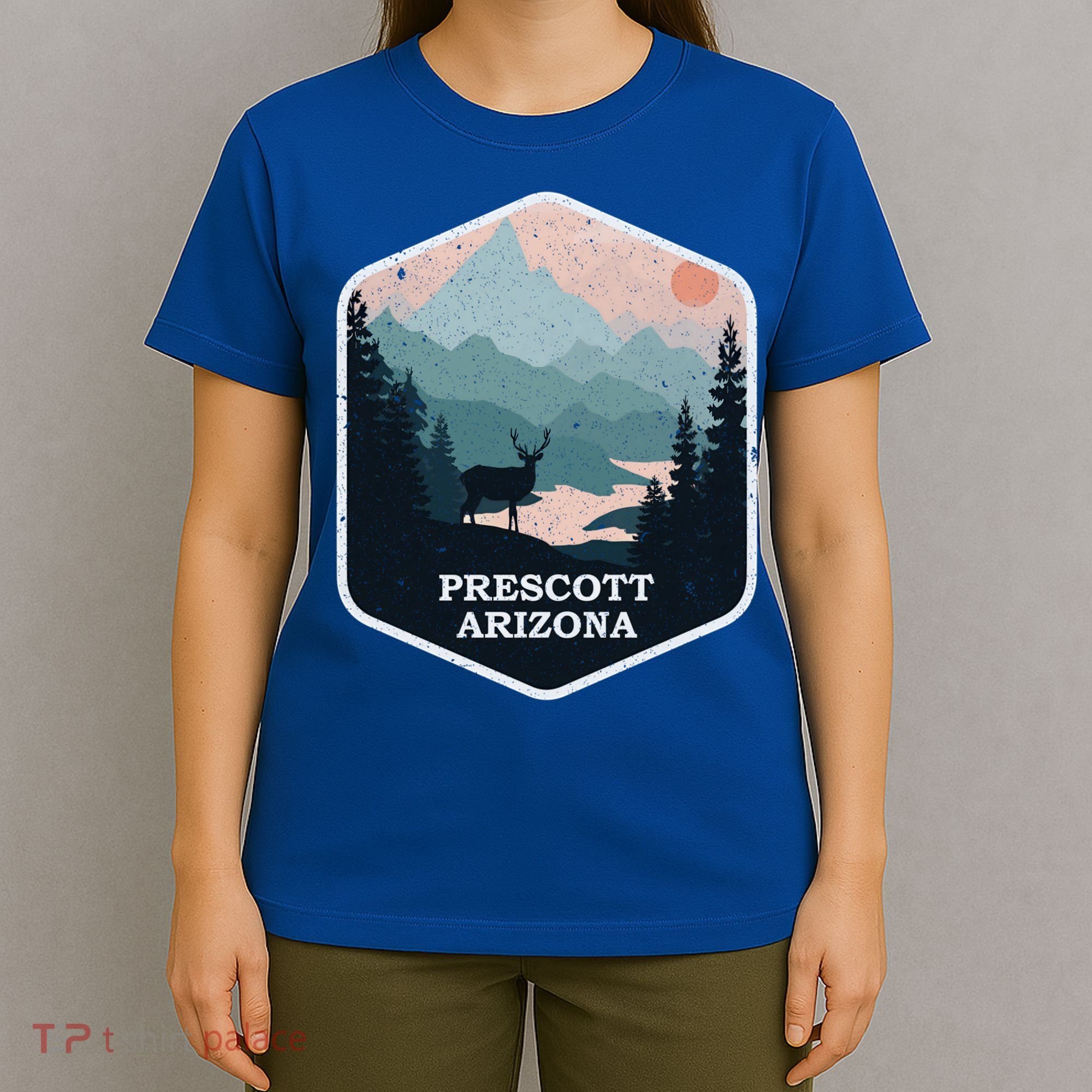 Prescott Arizona Az Vintage Mountains Hiking Souvenir Funny Gift T-Shirt