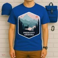 Prescott Arizona Az Vintage Mountains Hiking Souvenir Funny Gift T-Shirt thumb 6